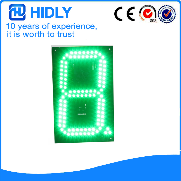 8 Inch Green LED Price Signs