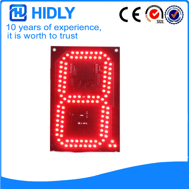 8 Inch Red LED Oil Signs