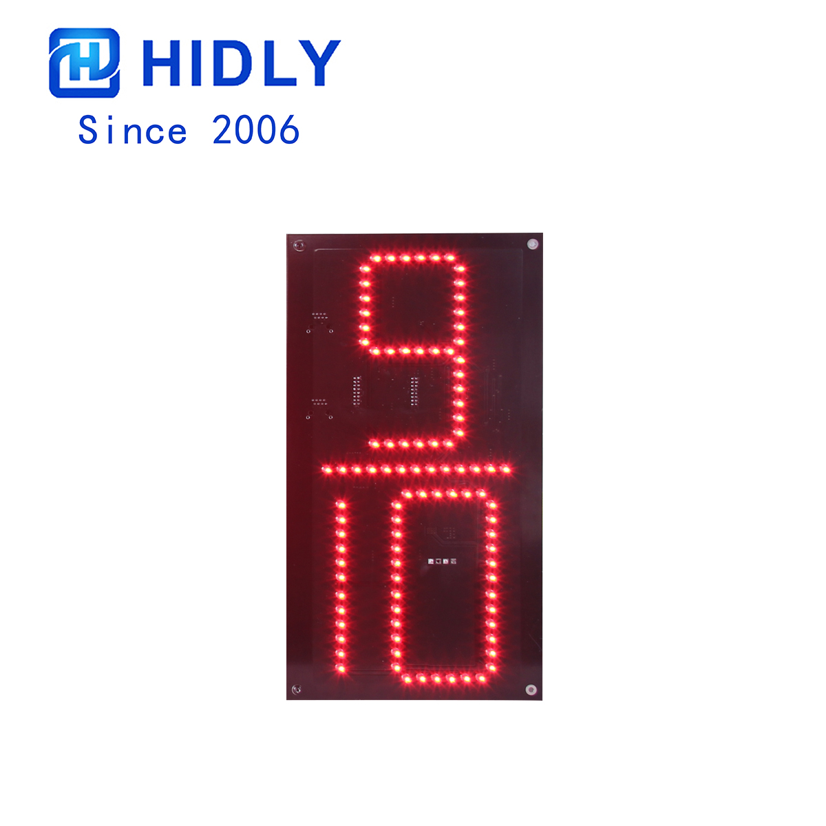 12 Inch Red 9/10 LED Digital Board