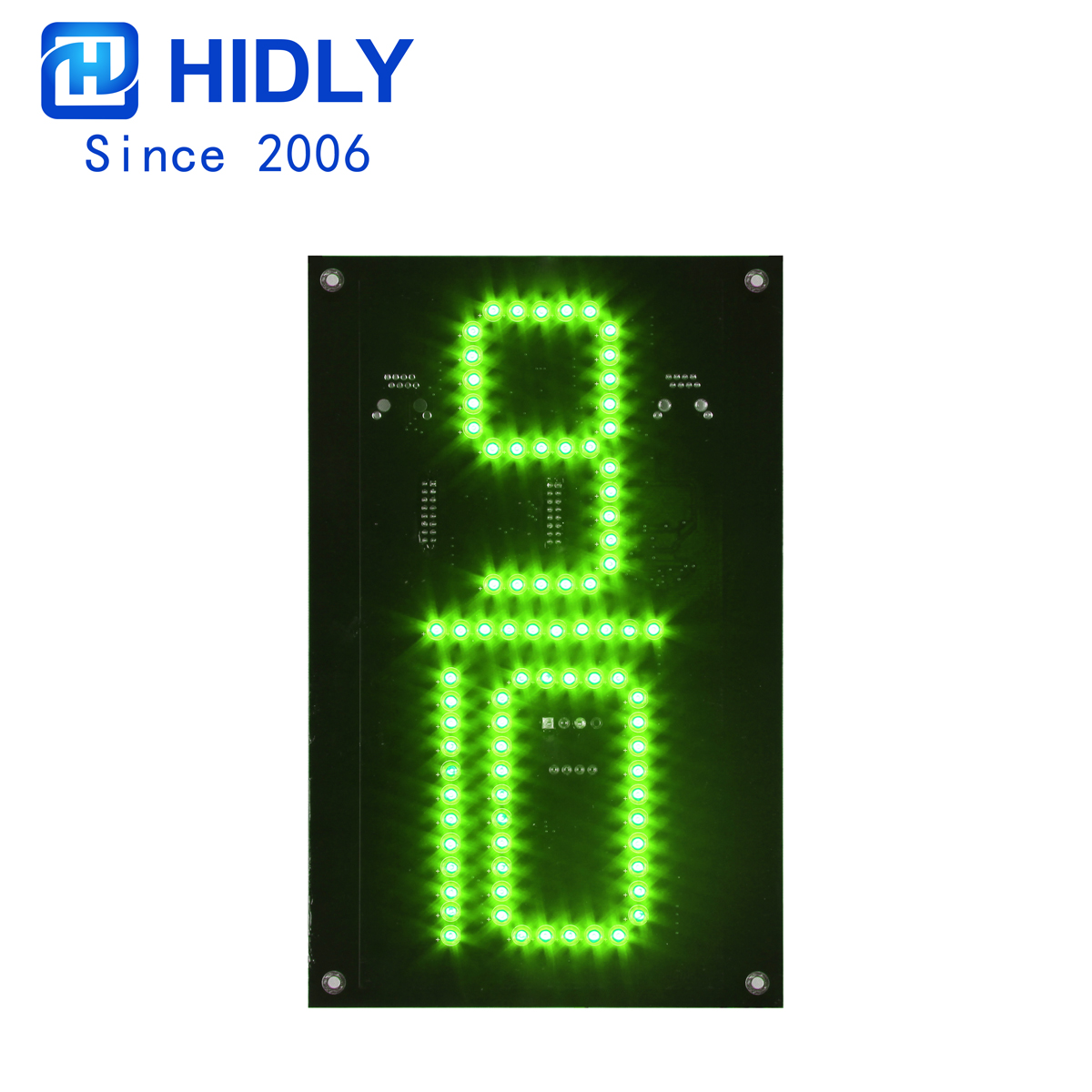 Green 8 Inch 9/10 Led Digital Board