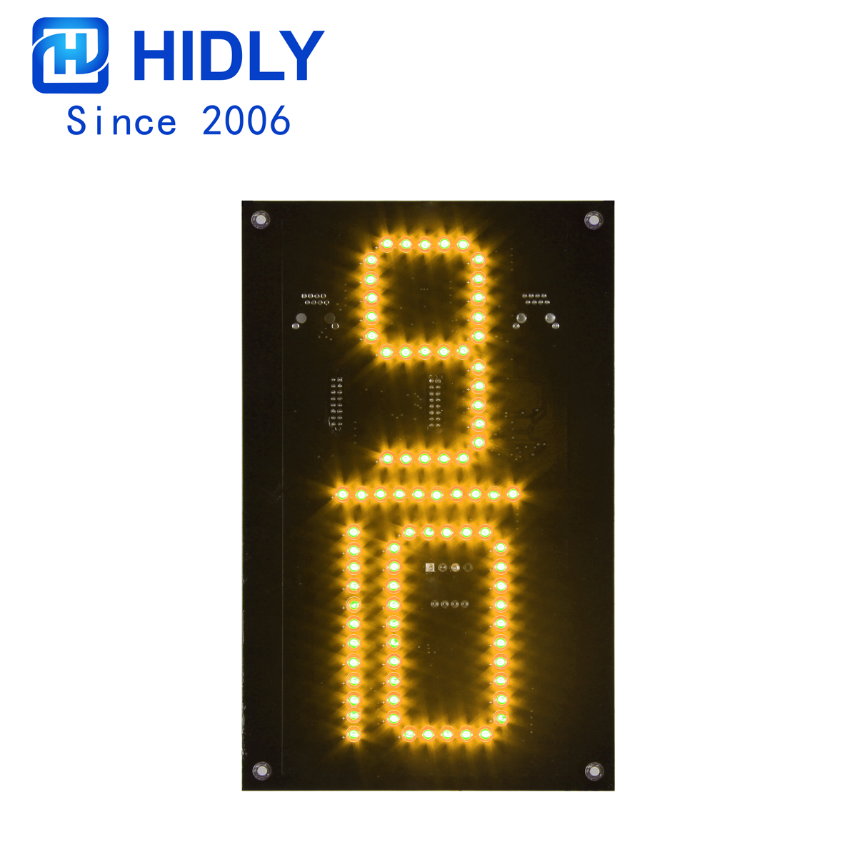 Yellow 8 Inch 9/10 Led Digital Board