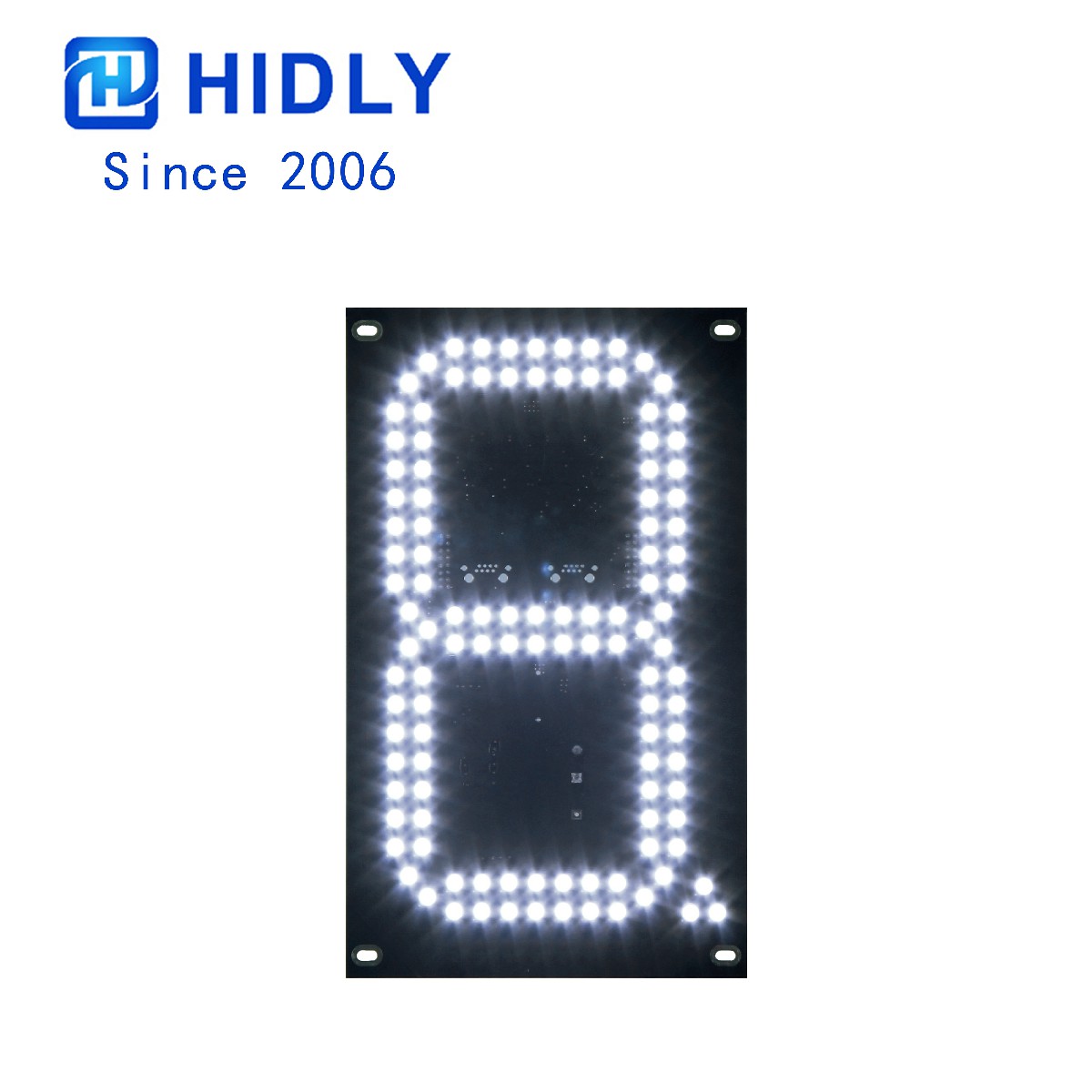 White 8 Inch Led Digital Board